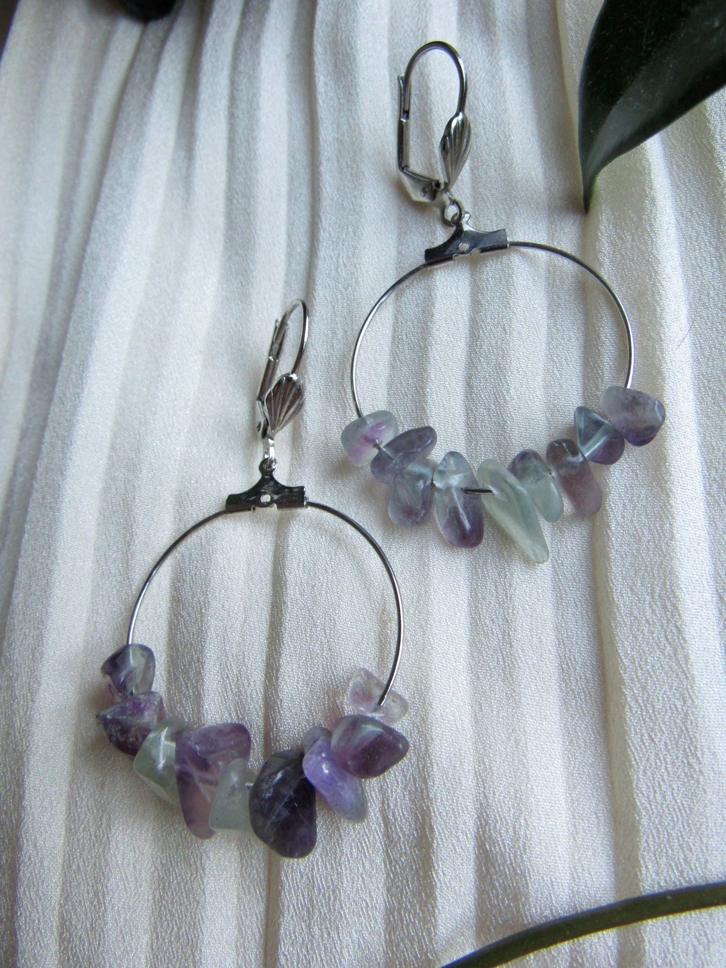 Choose Your Own Crystals Hoop Earrings