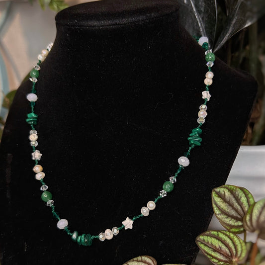 Malachite Mix Fairy Style Choker