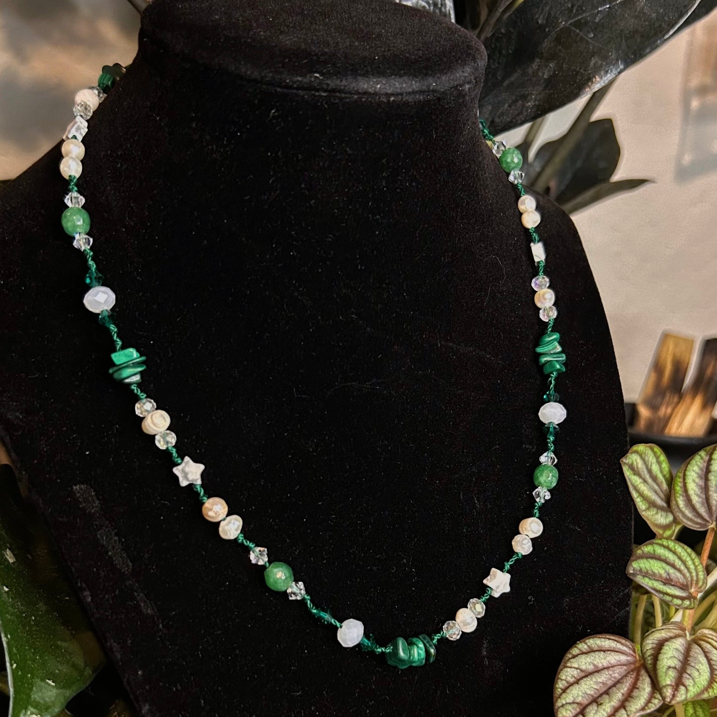 Malachite Mix Fairy Style Choker