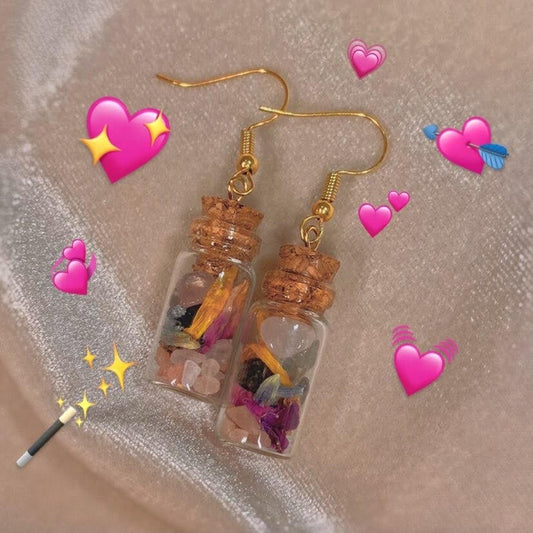 Self-Love Spell Jar Earrings