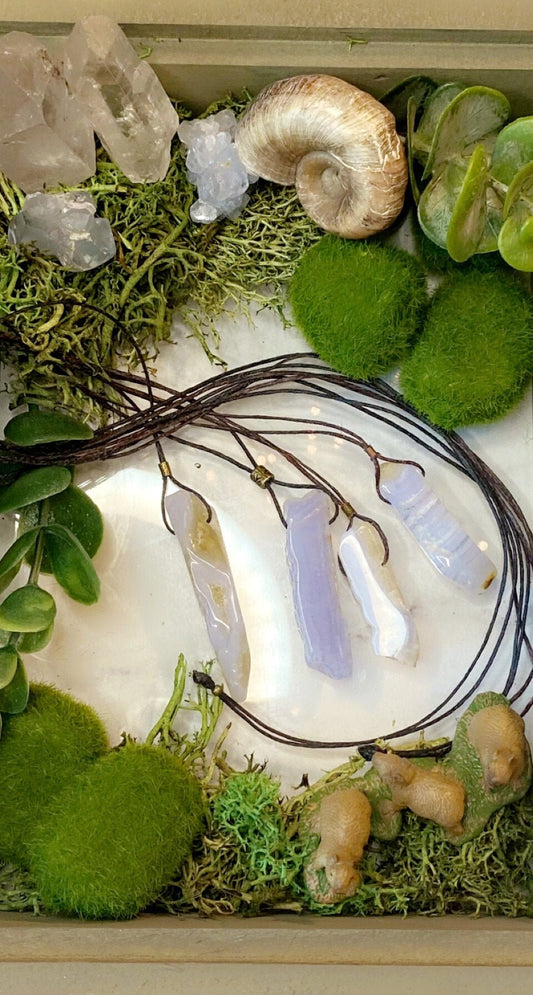 Blue Lace Agate Necklaces