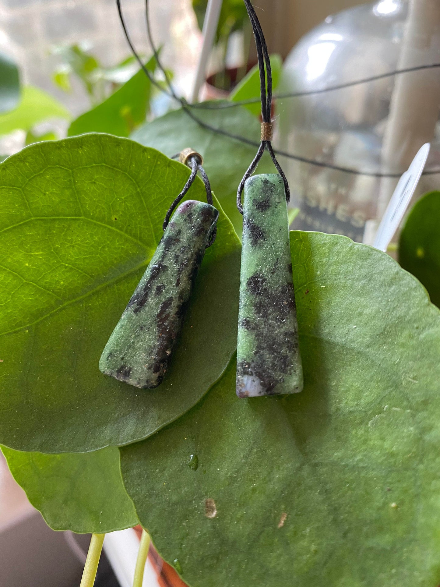 Ruby Zoisite Necklace