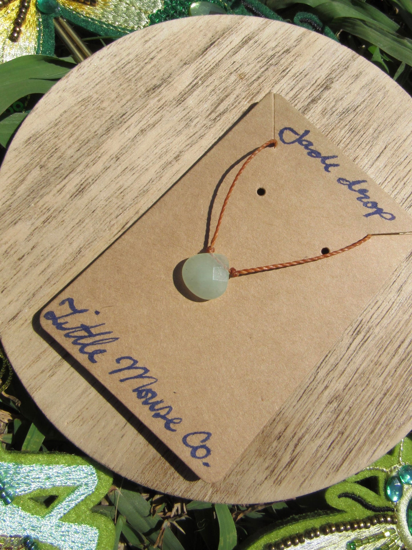 Jade Drop Cut Necklace - LIMITED EDITION