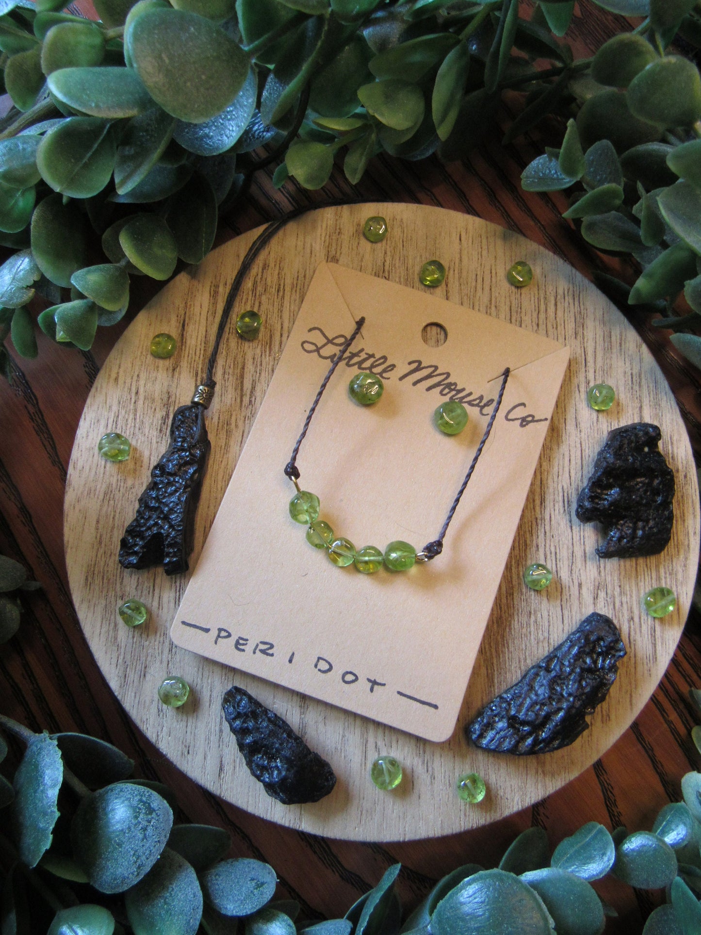 Peridot Dot Necklace - LIMITED EDITION