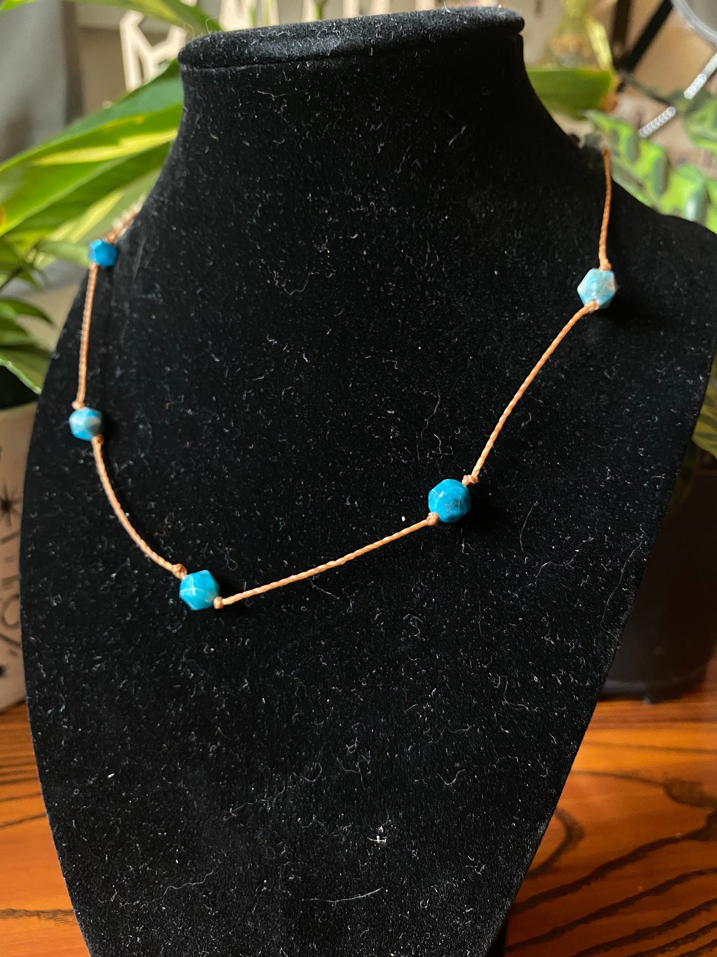 Apatite Choker Beaded Necklace