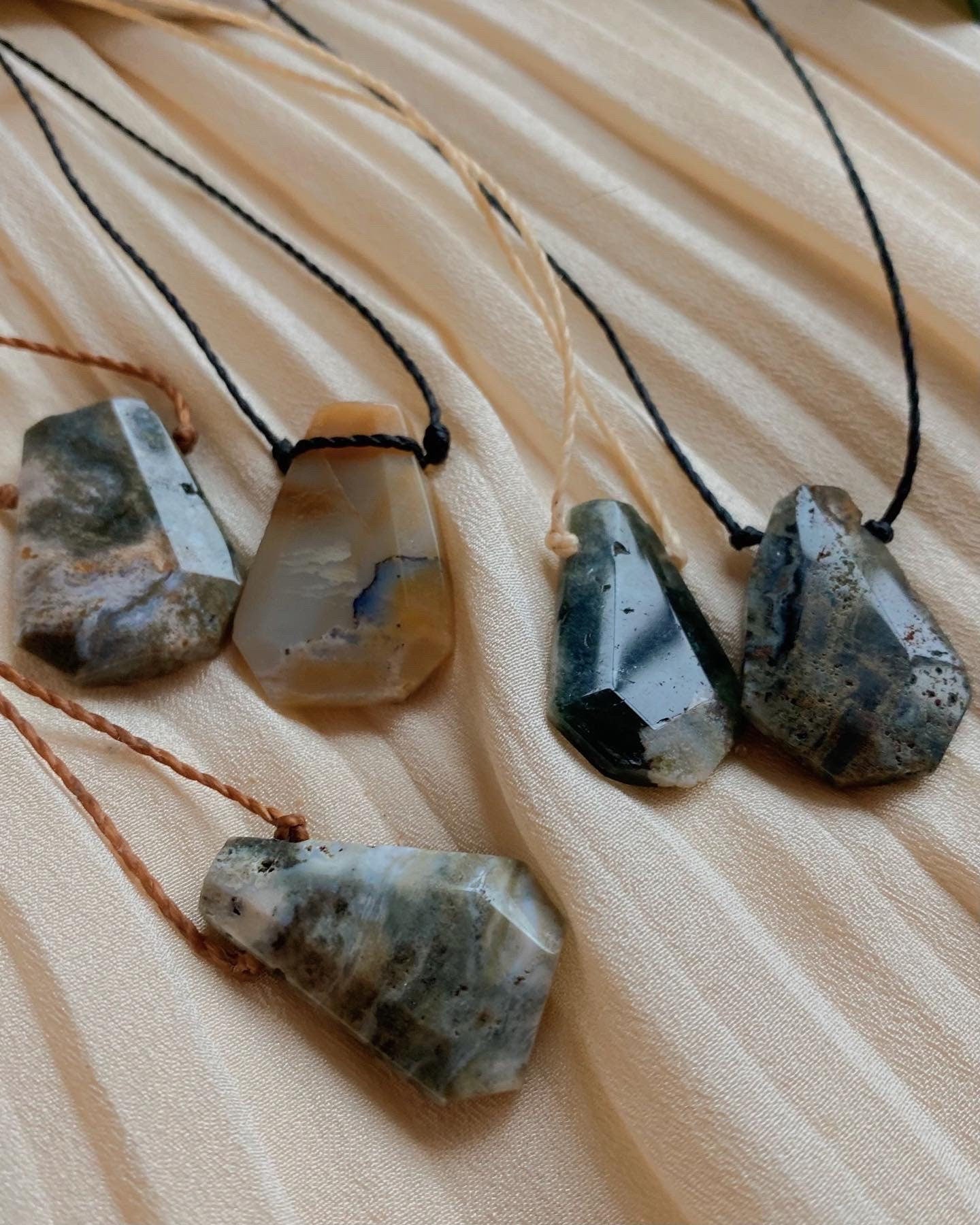 Ocean Jasper Pendant Necklaces - LIMITED EDITION