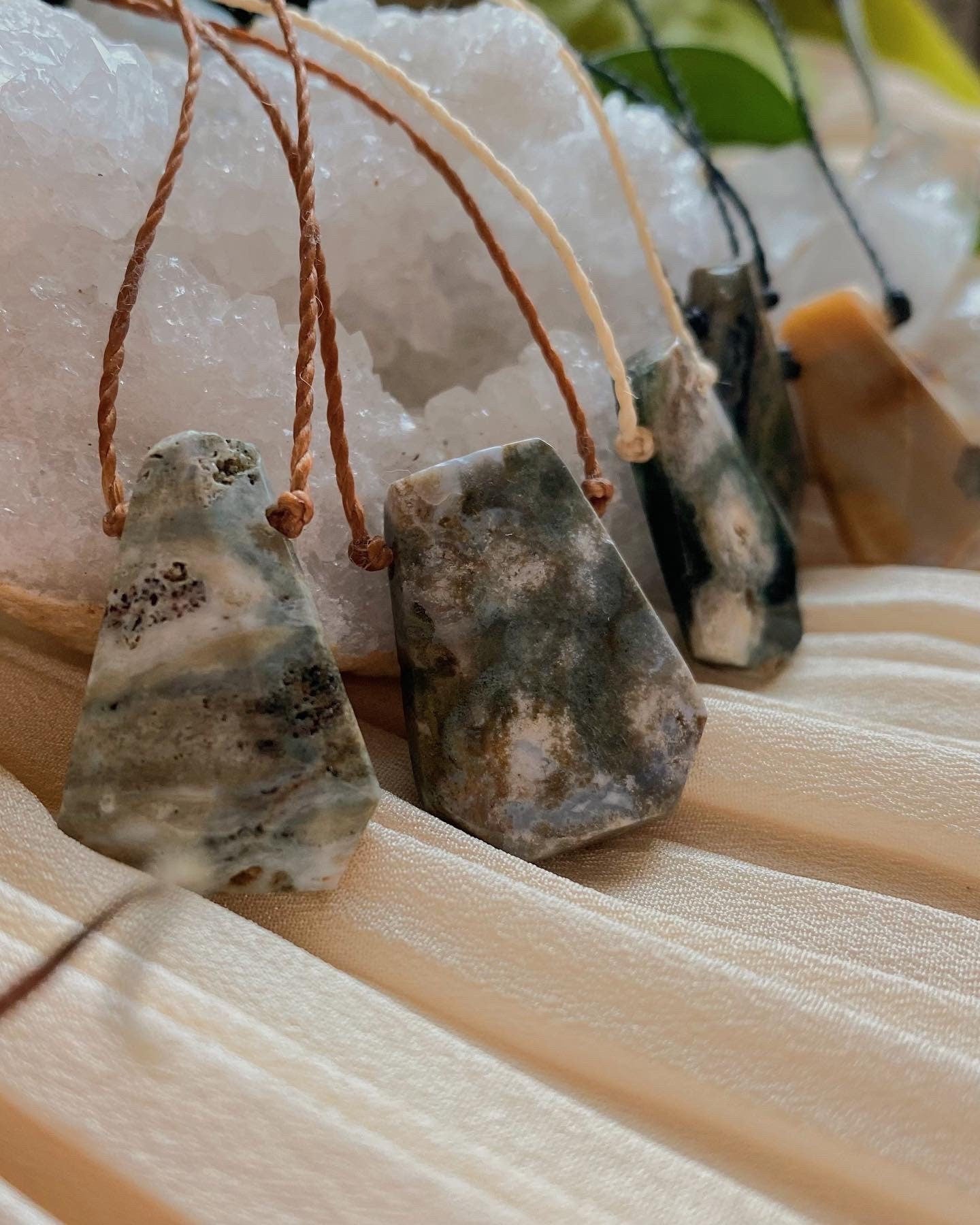 Ocean Jasper Pendant Necklaces - LIMITED EDITION