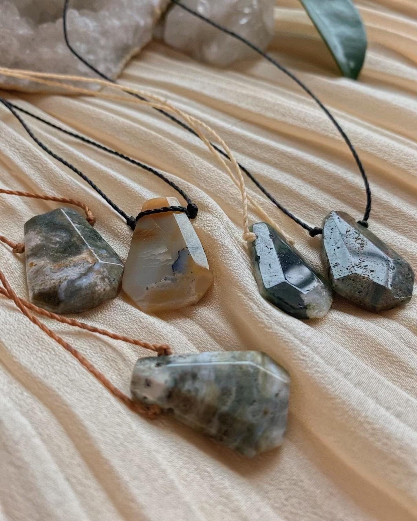 Ocean Jasper Pendant Necklaces - LIMITED EDITION