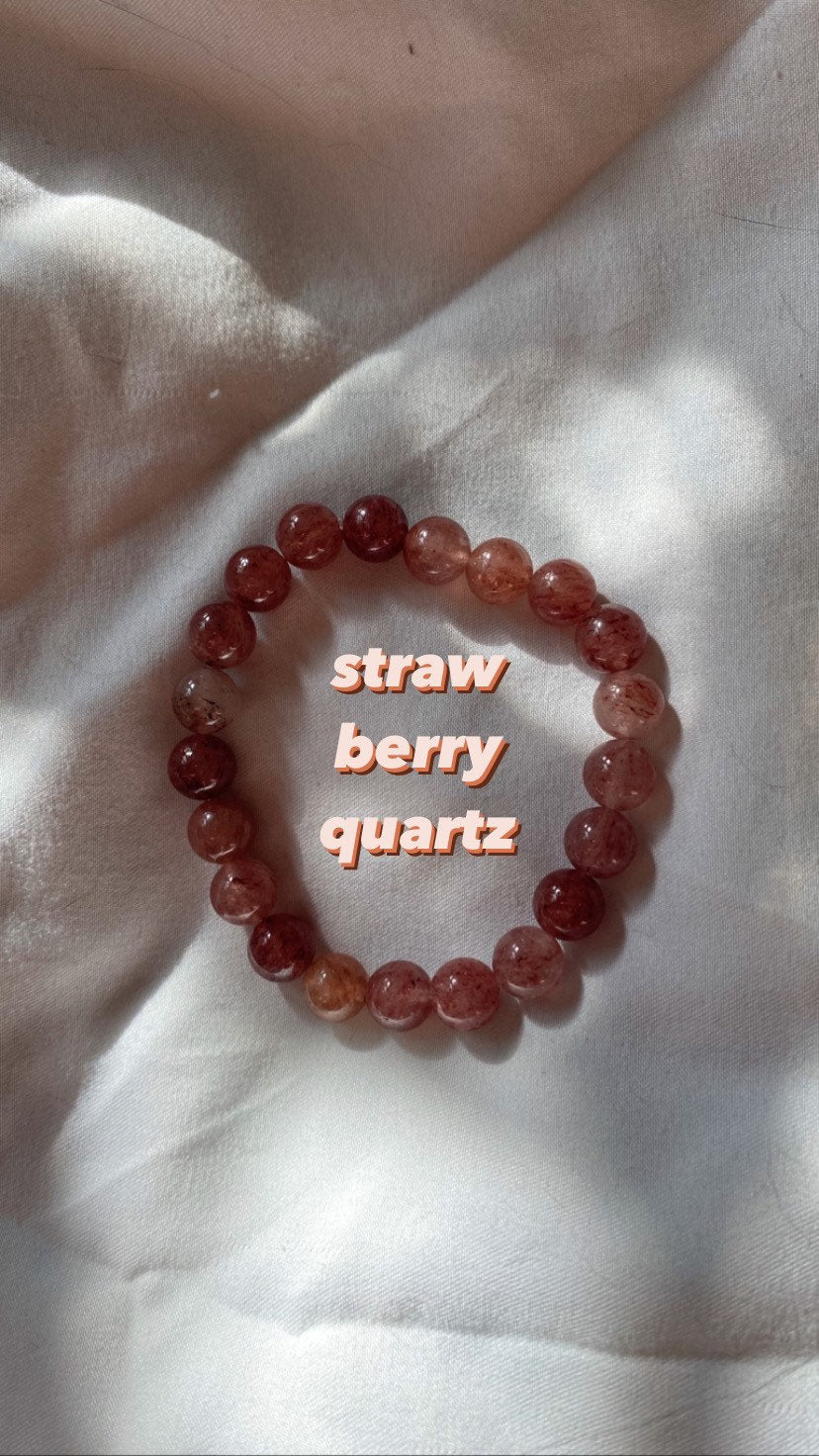 Strawberry Quartz Bracelet